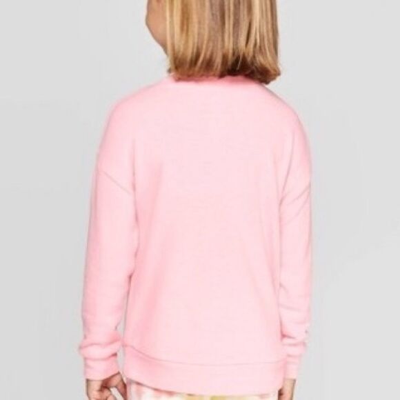 HELLO Kitty Girls Pink Rainbow Lightweight Soft Sweatshirt Gold Accent 12 Mo NWT - Picture 8 of 8